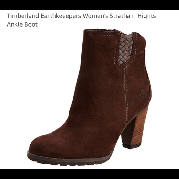 Timberland Shoes - NEW NEVER WORN timberland earth keepers womens Stratham heights heel ankle boots